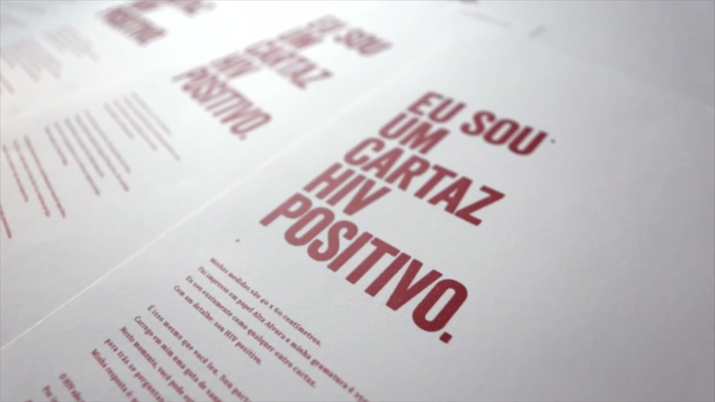 O Cartaz HIV Positivo